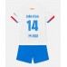 Billige Barcelona Joao Felix #14 Børnetøj Udebanetrøje til baby 2023-24 Kortærmet (+ korte bukser)